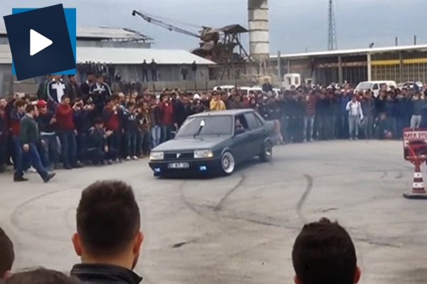 Drift yapan şahincilere operasyon düzenlendi