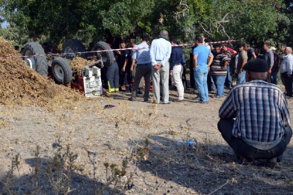 Manisa'da yürekleri yakan kazada baba oğul can verdi