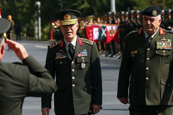 Genelkurmay Başkanı Hulusi Akar Ürdünlü mevkidaşı ile görüştü
