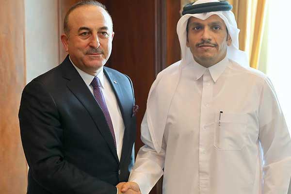 Çavuşoğlu Katarlı mevkidaşıyla görüştü