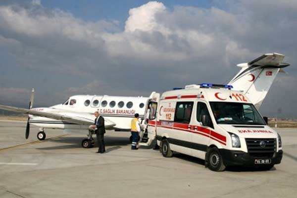 Ambulans uçakları hacılar için havalandı