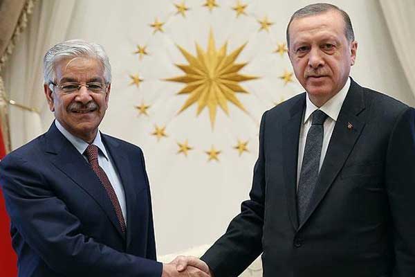 Erdoğan, Pakistan Dışişleri Bakanını kabul etti