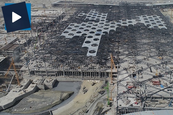 3'üncü havalimanı inşaatındaki son durum görüntülendi