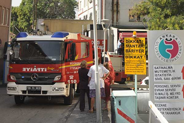 Ankara'da yangın!