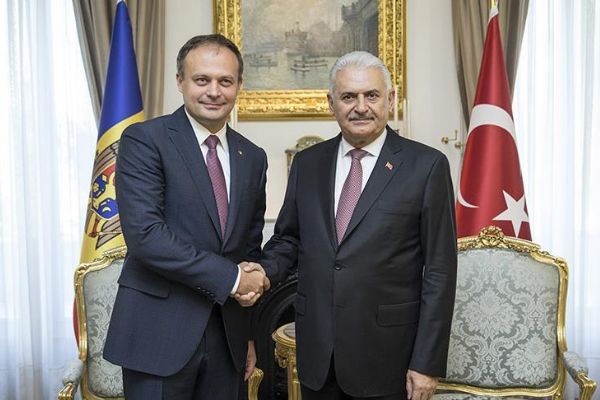 Başbakan Binali Yıldırım, Moldova Parlamento Başkanı ile görüştü