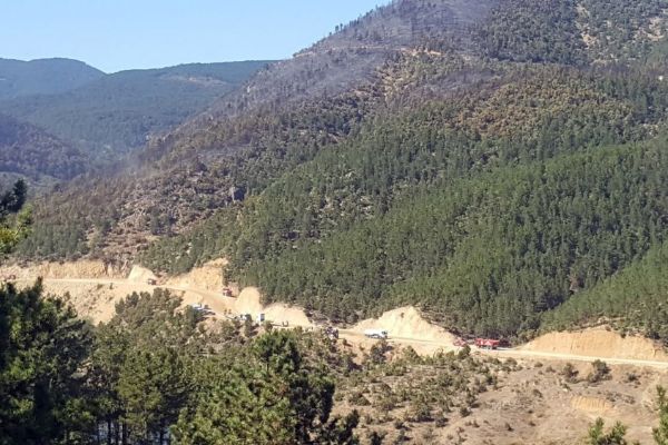 Kütahya'da yangın kontrol altına alındı