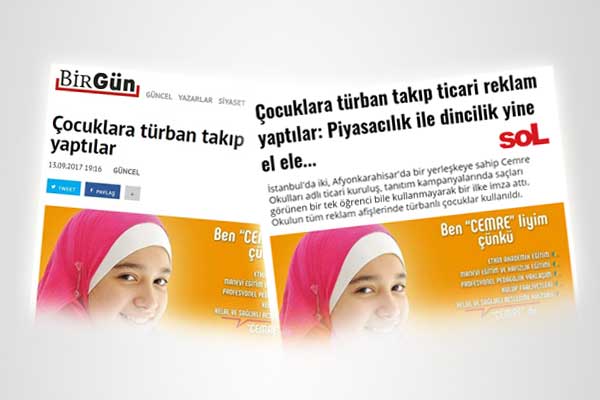 Solcu medya başörtüsü karşıtlığına devam ediyor