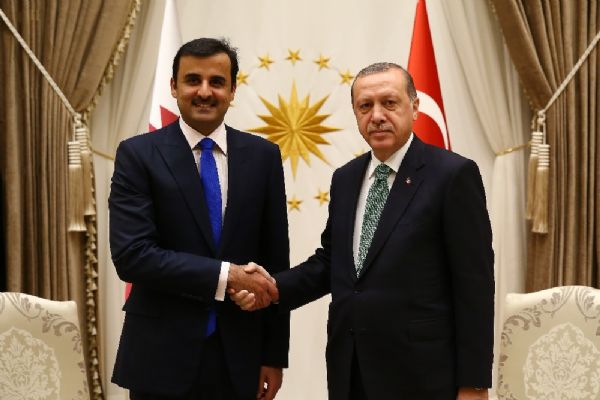 Cumhurbaşkanı Erdoğan ve El Sani Körfez'de yaşanan krizi ele aldı