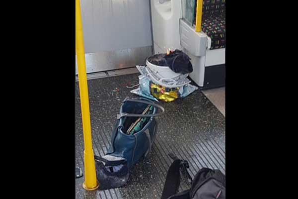 Londra metrosunda patlama