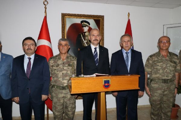 İçişleri Bakanı Soylu 'Güvenlik Zirvesi' için Hatay'da