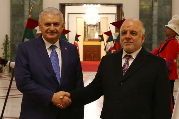 Başbakan Binali Yıldırım Irak Başbakanı İbadi ile görüştü