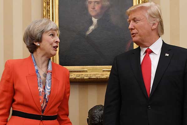 May ile Trump telefonda görüştü