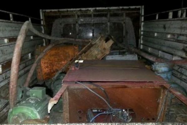 Maden ocağından malzeme çalan 3 kişi gözaltına alındı