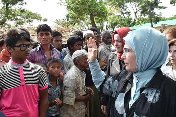 Emine Erdoğan'dan 'Arakan' mektubu