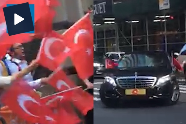 Cumhurbaşkanı Erdoğan ABD'de böyle karşılandı