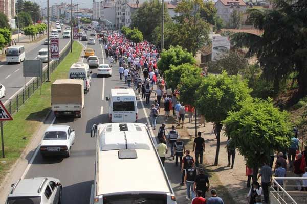 CHP'nin 'Fındık İçin Yürüyoruz' yürüyüşü başladı