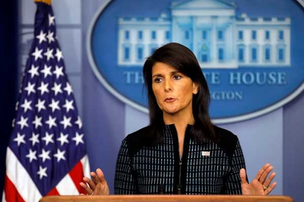BM Daimi Temsilcisi Haley: Konuyu Pentagon'a devrederiz