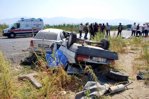 Manisa'da korkunç kaza: 2 ölü, 7 yaralı
