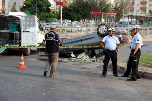 Kayseri'de iki otomobil çarpıştı: 1 ölü, 1 yaralı