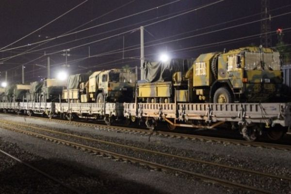 Suriye Sınırına dev intikal: 30 vagon birden...