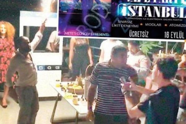 İstanbul'da partiye polis baskını!