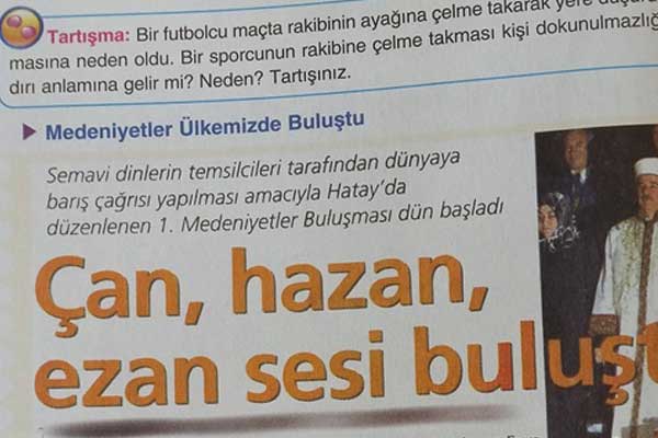 FETÖ projesi okul kitabında!