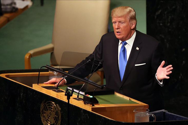 Trump'ın BM'deki konuşmasına tepki