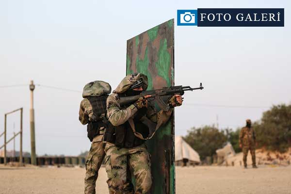 Gazze'deki Nasır Selahaddin Tugayları'ndan tatbikat