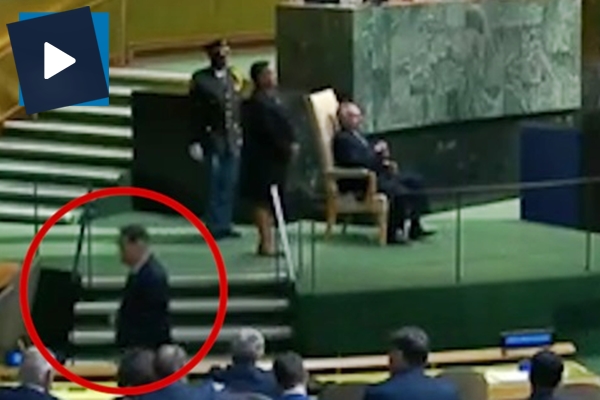 Kuzey Kore temsilcisi Trump'ın konuşmasında salonu terk etti