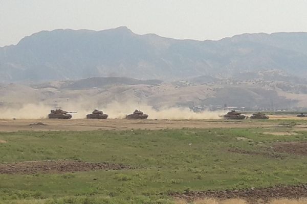 TSK Habur'daki tatbikatın yeni fotoğraflarını paylaştı