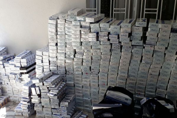 66 bin paket kaçak sigara ele geçirildi