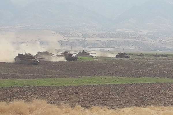Silopi-Habur bölgesindeki tatbikat üçüncü gününde!