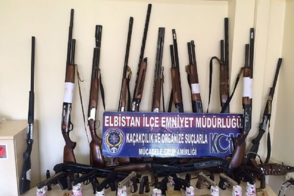 Kahramanmaraş'ta kaçak silah operasyonu: 26 kişi gözaltına alındı