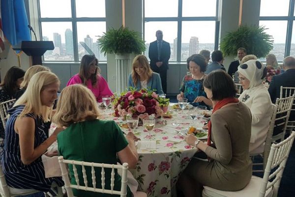 Emine Erdoğan Melania Trump'ın davetine katıldı