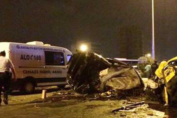 Antalya'da kaza
