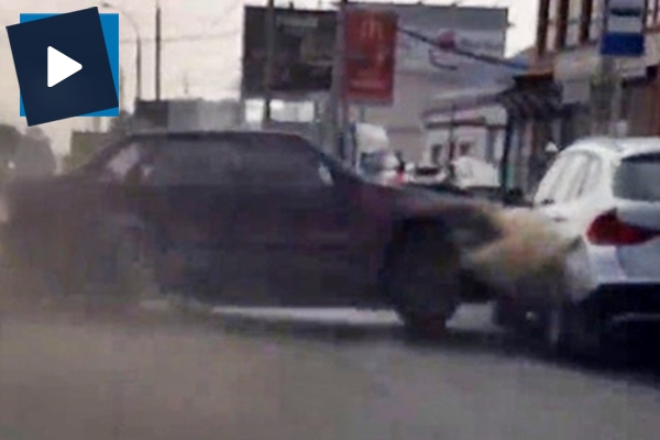 Hasarlı araçla seyir kazayla bitti