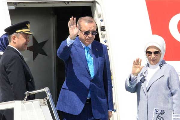 Erdoğan ABD'den ayrıldı