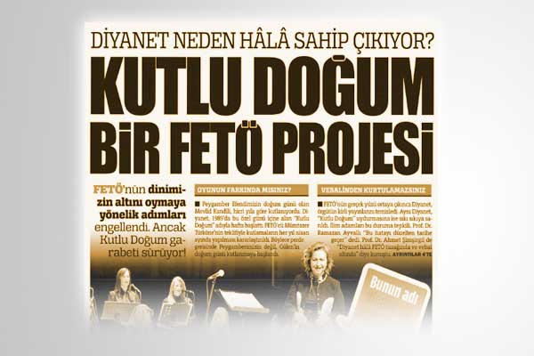 O gazete 'kutlu doğum'u böyle gördü: 'Bu başlangıç olsun'