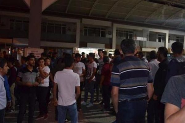 Antalya'da gergin gece...