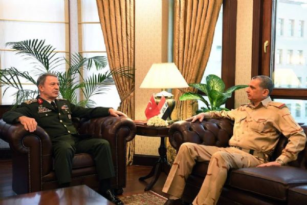 Irak Genelkurmay Başkanı, Orgeneral Hulusi Akar'ı ziyaret etti