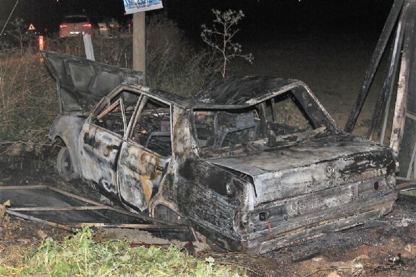 Sürücü bu araçtan sağ çıktı