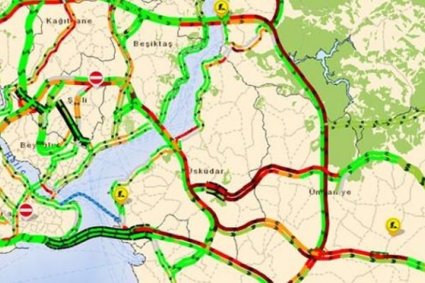 Fatih Sultan Mehmet Köprüsü'nde trafik çilesi!