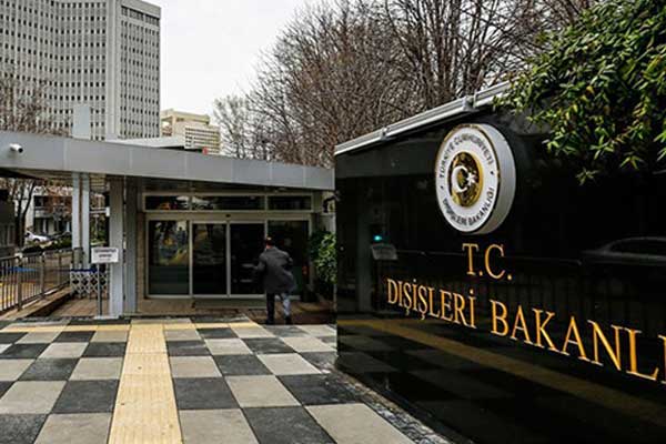 Dışişleri'nden ABD'ye tepki