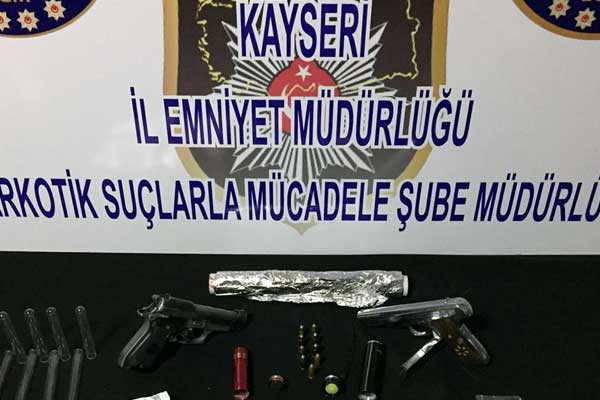 Kayseri'de uyuşturucu operasyonu