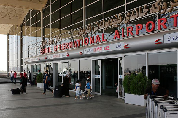 Erbil'e uçuşlar durduruldu