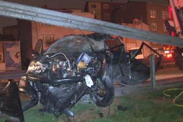 TEM-Okmeydanı bağlantı yolunda kaza