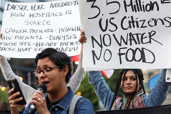Chicago'da Porto Riko protestosu