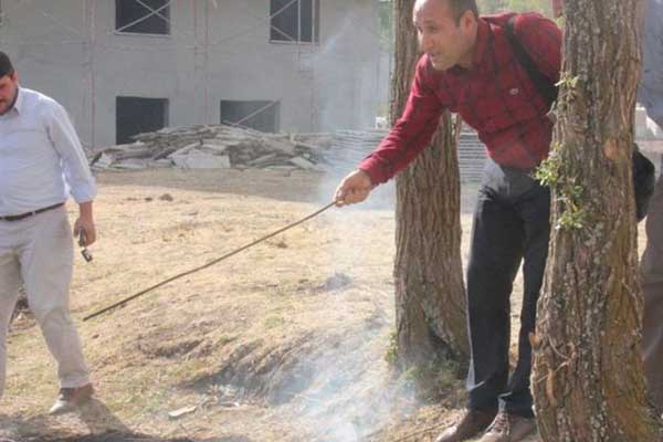 Bingöl'de toprak yangını