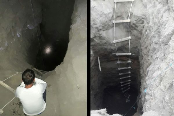 Bursa'da 15 metrelik tünel kazmışlar: 13 defineci gözaltına alındı