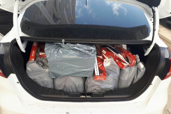 Samsun'da gümrük kaçağı sigara ve içki ele geçirildi